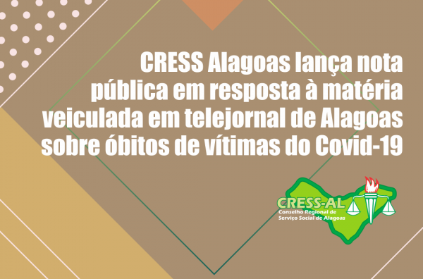 Cress Cress Alagoas Lança Nota Pública Em Resposta à Matéria Veiculada Em Telejornal De 