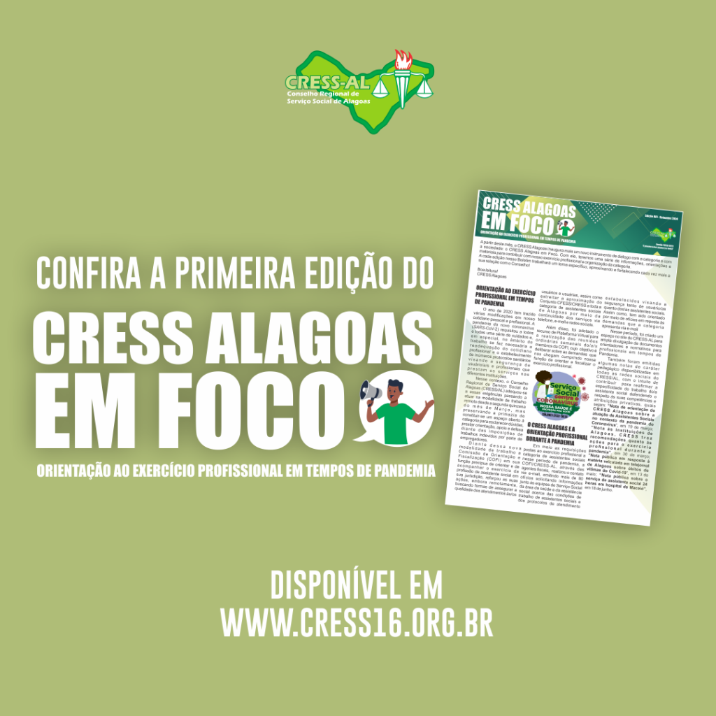 Cress Cress Alagoas Em Foco Conheça Novo Informativo Trimestral Do Conselho 
