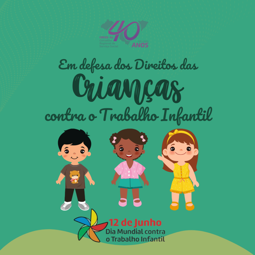 Dia Mundial Contra o Trabalho Infantil: Número de crianças vítimas de  trabalho infantil aumenta e CRESS destaca importância de enfrentamento -  CRESS-PR