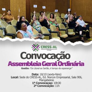 COFI do CRESS-Alagoas realiza atividade para discutir o caso Braskem em Maceió-AL e o trabalho da/do assistente social