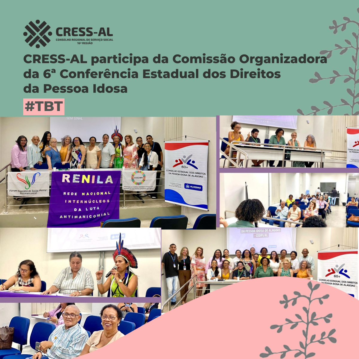 CRESS-AL participa da Comissão organizadora da 6ª Conferência dos Direitos da Pessoa Idosa