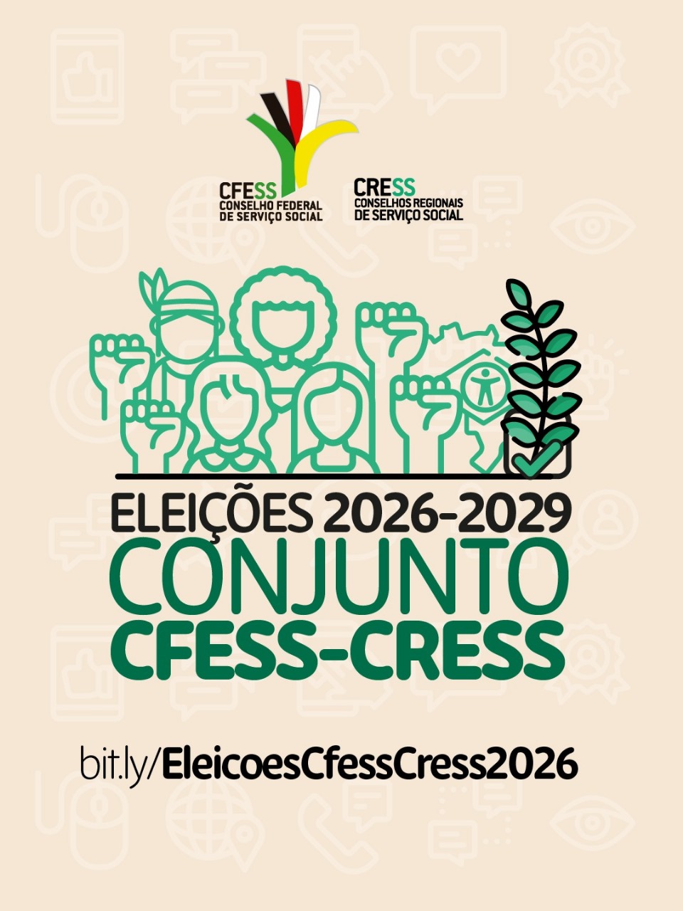 Eleições CFESS-CRESS 2026-2029: quem escolhe é você!