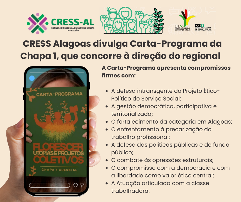Eleições CFESS-CRESS 2026–2029: Carta-Programa da Chapa 1 Florescer Utopias e Projetos