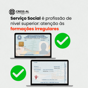 Serviço Social é profissão de nível superior: atenção às formações irregulares