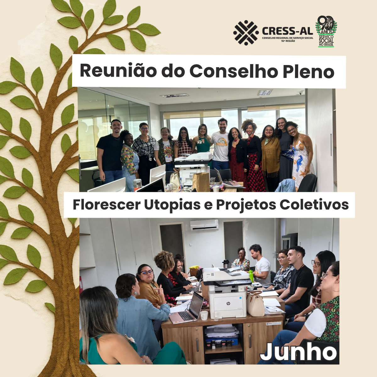 Conselho Pleno do CRESS Alagoas realiza reunião ordinária do mês de junho