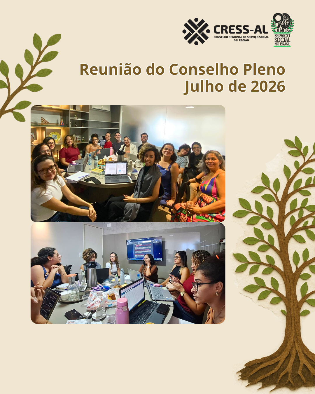 Conselho Pleno do CRESS Alagoas realiza reunião ordinária de julho