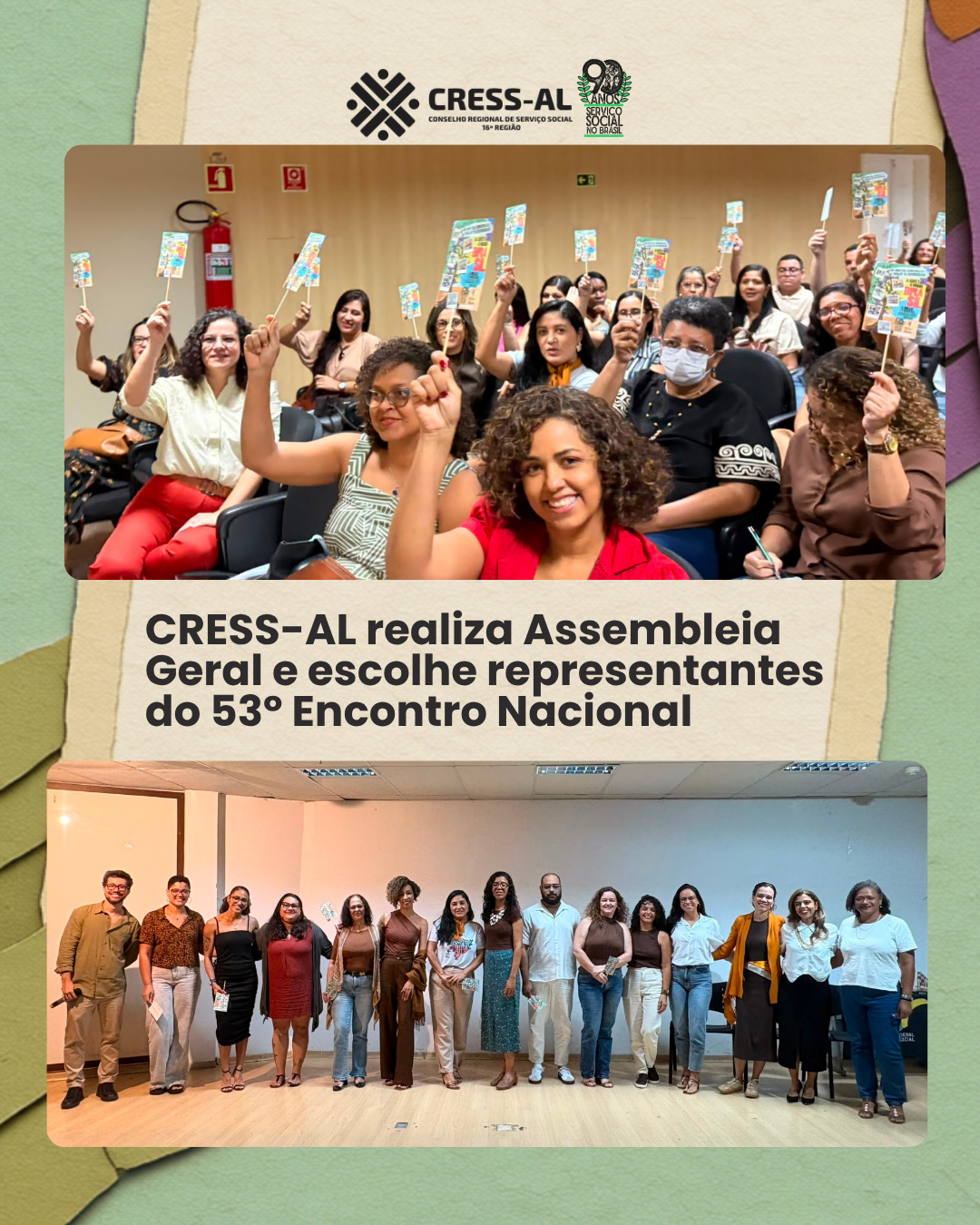 CRESS-AL realiza Assembleia Geral e escolhe representantes do 53º Encontro Nacional