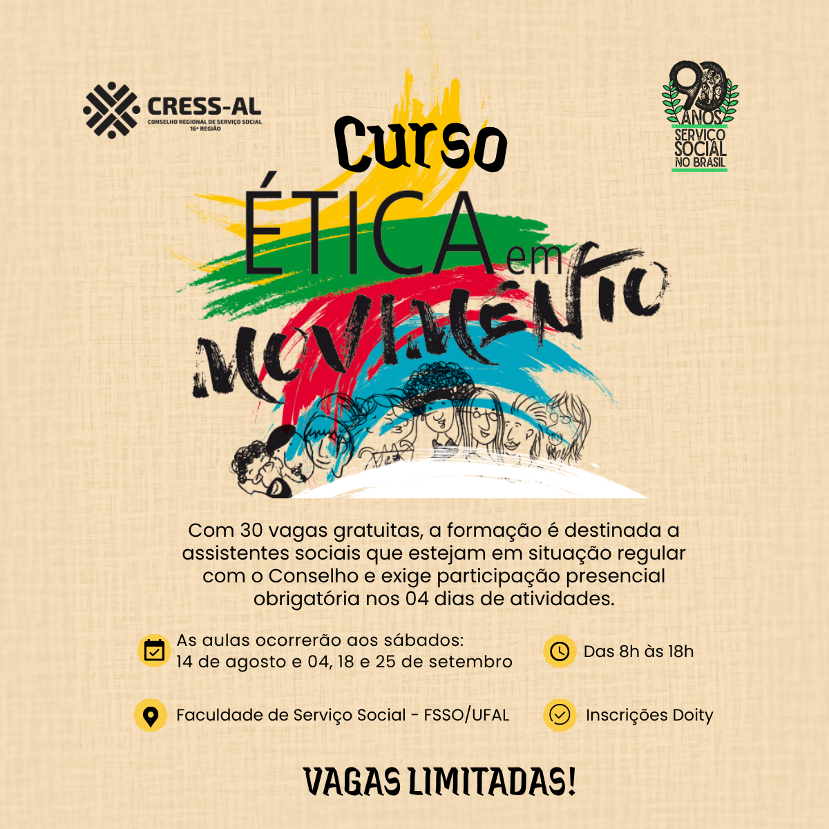 Ética em Movimento: formação, reflexão e compromisso com o Serviço Social